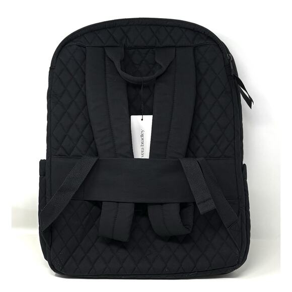 Vera Bradley Black Moonless Night Essential XL Extra Large Backpack Cotton NWT main image 6